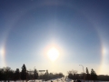 22 Degree halo with parhelia in Minnesota. It was a VERY cold day and I was lucky to see this!