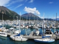 The boat docks in Seward, AK.