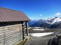 Emergency Shelter on the Exit Glacier trail.