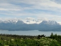The view from above Homer, AK.