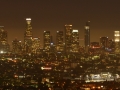 Downtown LA at night.