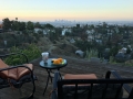 Eating mangos with a view :).