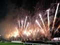 Fireworks at the horse track in Hong Kong. We were really close to the fireworks and it was really cool!