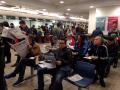 Super serious betting going on at the Hong Kong horse track. It was completely quiet in there.