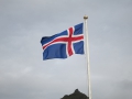 Icelandic flag.