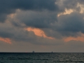 Sunset in Haifa, Israel.
