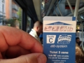 The whole process for getting tickets and then being able to use public transit tickets is maddening. At no point does any of it make any sense.