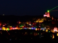 Veliko Tarnovo fortress light show. It's the history of the fortress in lights and bells. No one knows when it will show because it's dependent on tourists groups spending 900EUR to make it happen. We were lucky enough to see it!