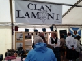 Clan meeting at the Highland Games in Dunoon, Scotland.