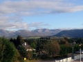 The skyline in Aviemore, Scotland.