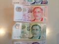 Singapore currency is pretty cool!