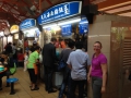 This is a hawker stall. Here, we had chicken rice. It was OK. The place was famous and the line was pretty long too.