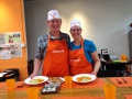 Cooking class! We made spring rolls, laksa, and kwey.