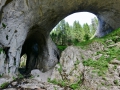 The "wonderful bridges" near Smolyan. The wind and water eroded the massive holes in the hillside.