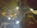 Inside Devil's Throat Cave in Bulgaria. It's like some dystopian future.