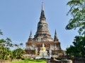 Monument in Ayutthaya, the old Thai capitol.