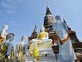 Monuments in Ayutthaya, Thailand.