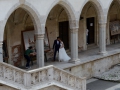 Wedding photos in Castle Corvin Romania