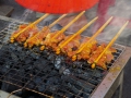 Street food -- satays.